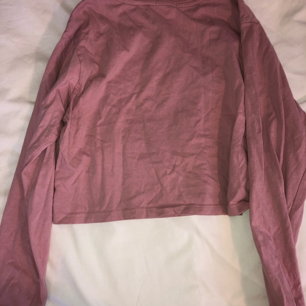 Pink Graphic Crop Top - Picture 3 of 3